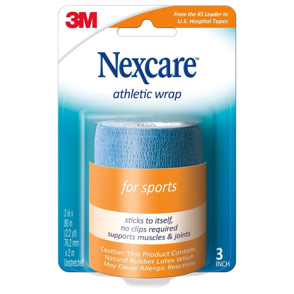Nexcare Athletic Wrap Blue 75mm