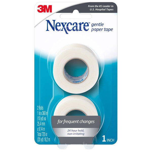 Nexcare Gentle Paper Tape Micropore 2 Pack