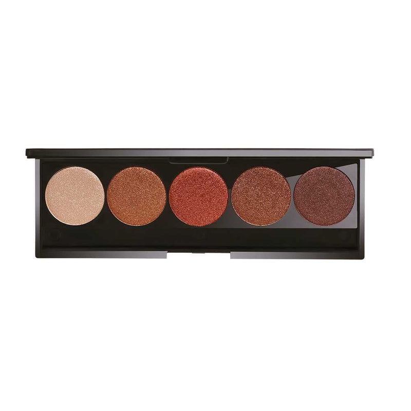 B Cosmic Pressed Eyeshadow Palette (5 Colors) Silky Red