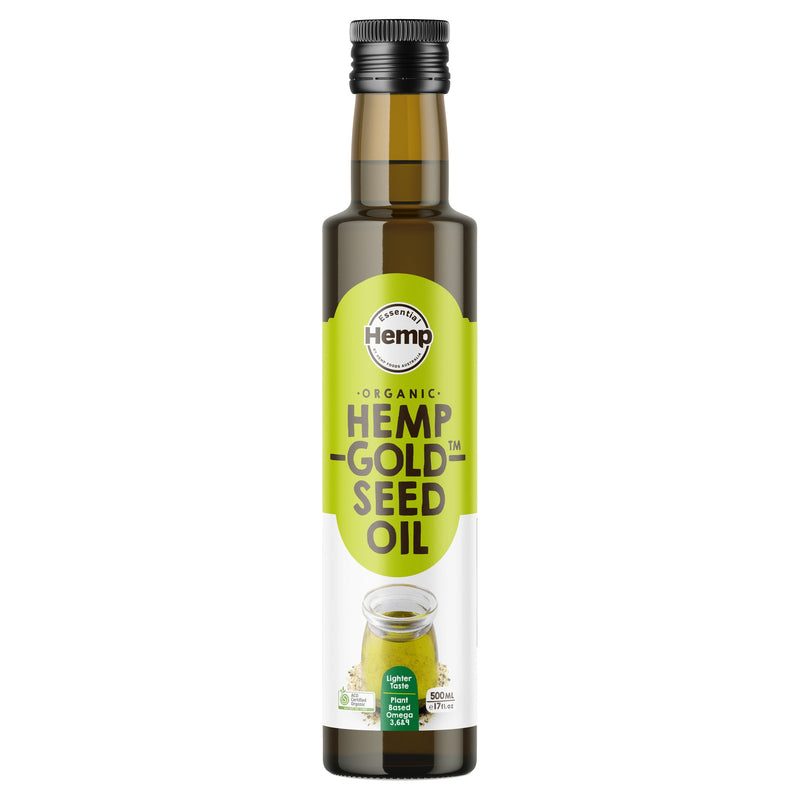 Essential Organic Hemp Gold Seed Oil 500ml