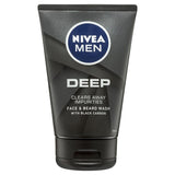 Nivea Men Face And Beard Wash Deep 100ml/3.4oz