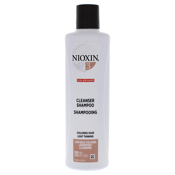 Nioxin System 3 Cleanser Shampoo by Nioxin for Unisex - 10.1 oz Shampoo