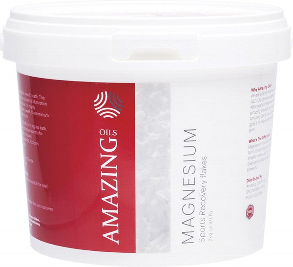 Amazing Oils Magnesium Sports Recovery Bath Flakes 2 kg