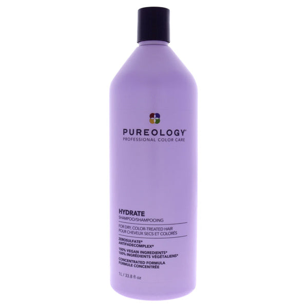 Pureology Hydrate Shampoo by Pureology for Unisex - 33.8 oz Shampoo