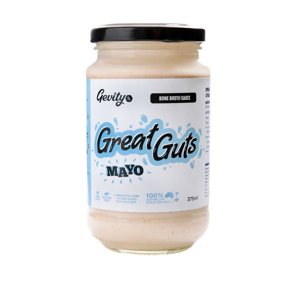 Gevity Rx Bone Broth Sauce Great Guts Mayo G/F 375ml