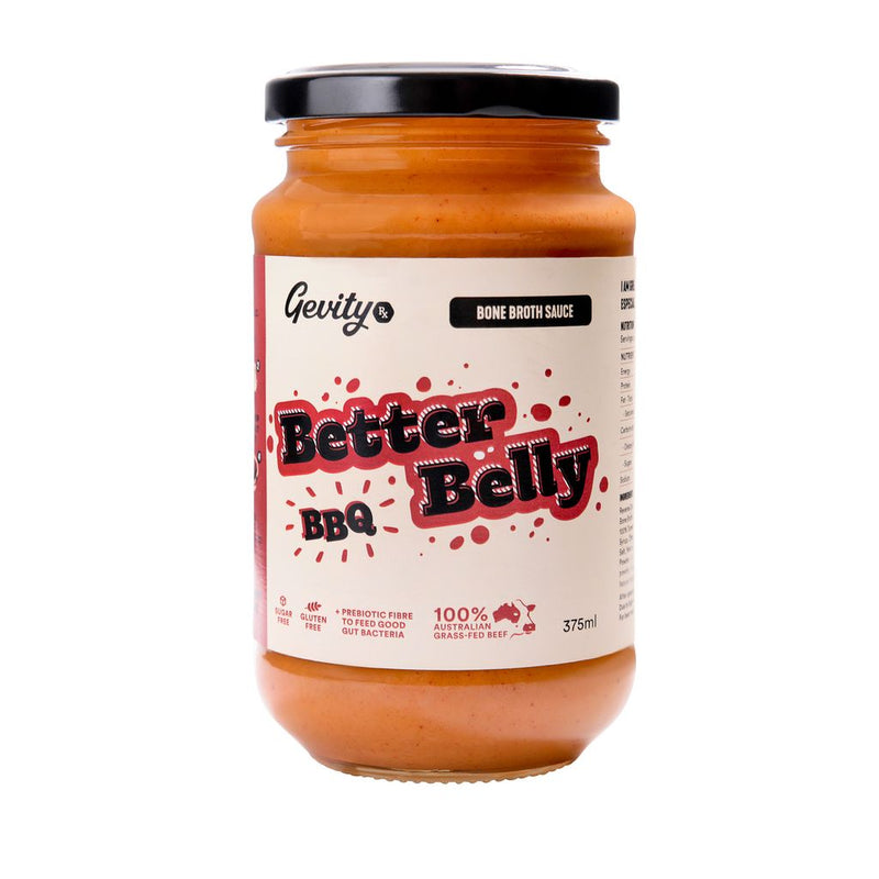 Gevity Rx Bone Broth Sauce Better Belly BBQ G/F 375ml