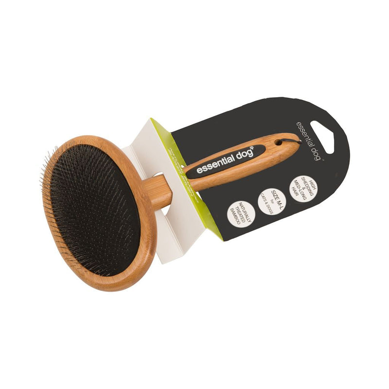 Essential Dog Natural Bamboo Slicker Brush