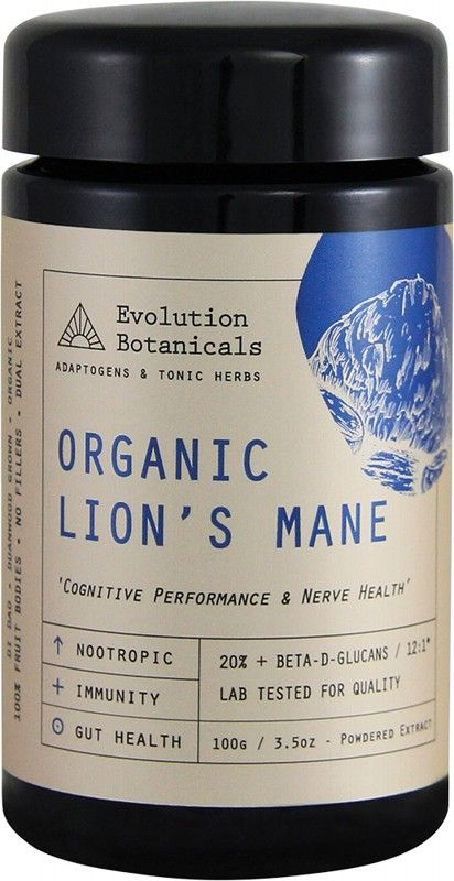 Evolution Botanicals Lion's Mane Extract Cognitive Performance 100g