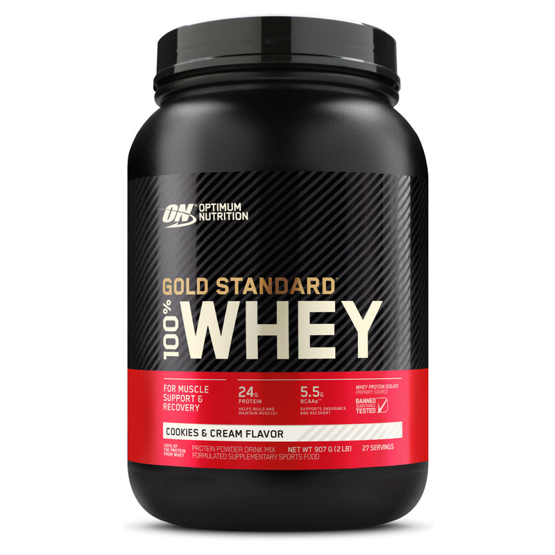 Optimum Nutrition Gold Standard 100% Whey 909g - Cookies & Cream