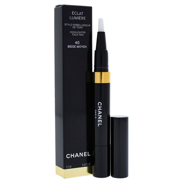 Chanel Eclat Lumiere Highlighter Face Pen - 40 Beige Moyen by Chanel for Women - 0.04 oz Highlighter