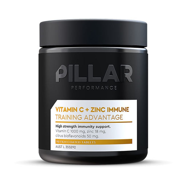 Pillar Performance Vitamin C + Zinc Immune - Training Advantage 90 Tablets