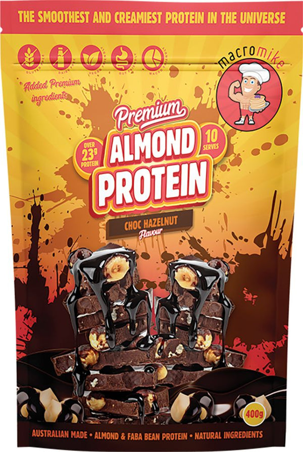 Macro Mike Premium Almond Protein Choc Hazelnut 400g