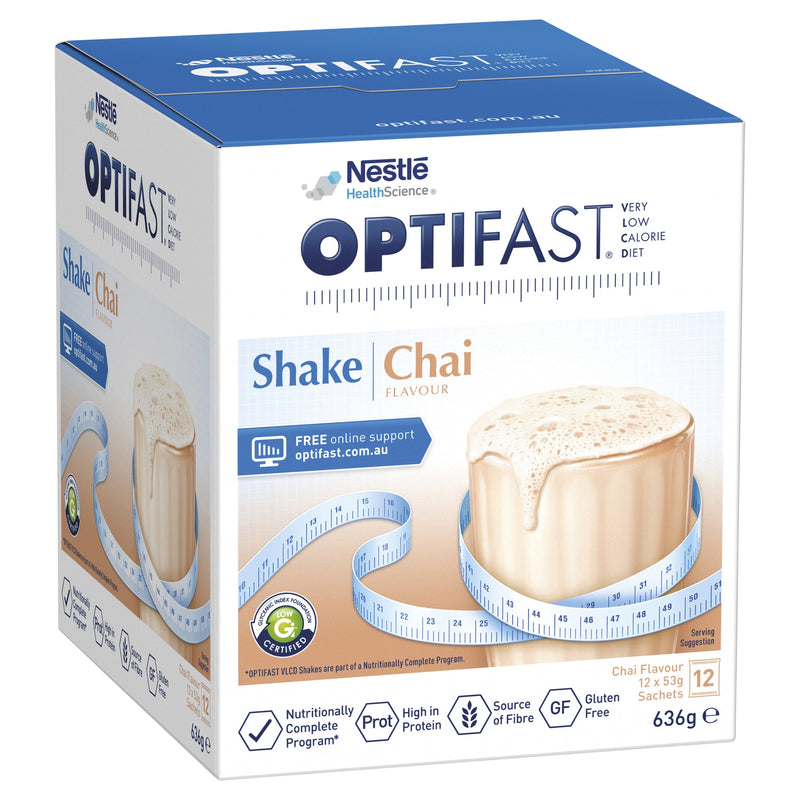 Optifast VLCD Shake Chai 12 x 53g Sachets