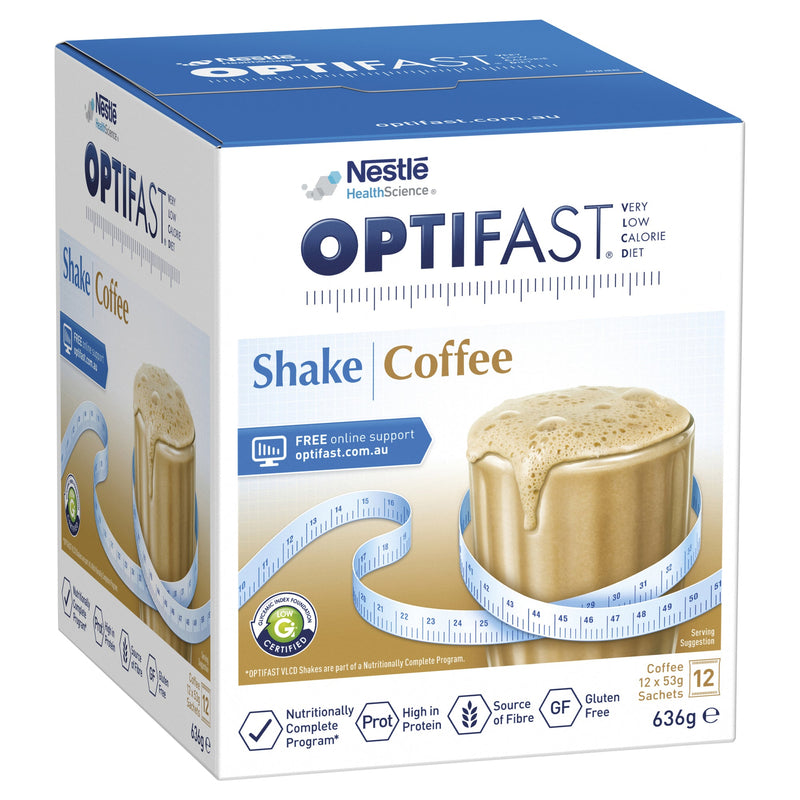 Optifast VLCD Shake Coffee 12 x 53g Sachets