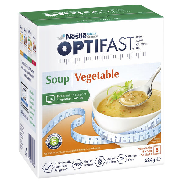 Optifast VLCD Soup Vegetable - 8 Pack 53g Sachets