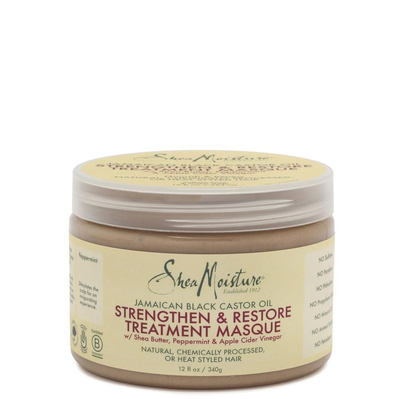 Shea Moisture Jamaican Black Castor Oil Strengthen & Restore Treatment Masque 340ml