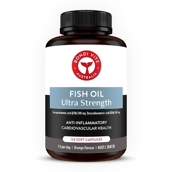 Bondi Vite Fish Oil Ultra Strength 120 Capsules