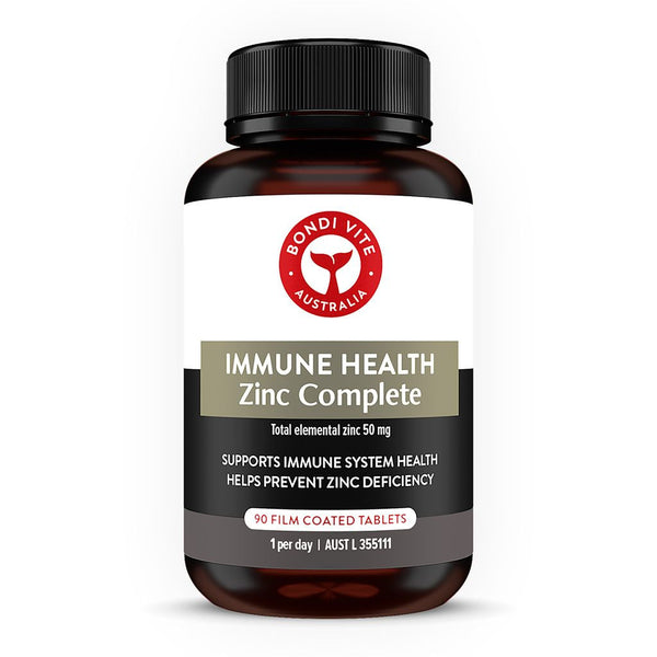 Bondi Vite Immune Health Zinc Complete 90 Tablets