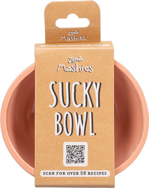 Little Mashies Silicone Sucky Bowl Blush Pink