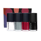 Hanami Nail Polish Collection 9ml X 4 Pack - Noir