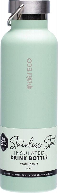 Ever Eco Insulated Stainless Steel Bottle Sage 750ml