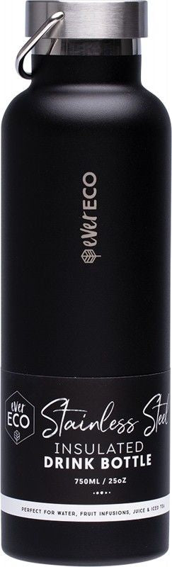 Ever Eco Insulated Stainless Steel Bottle 750ml - Onyx