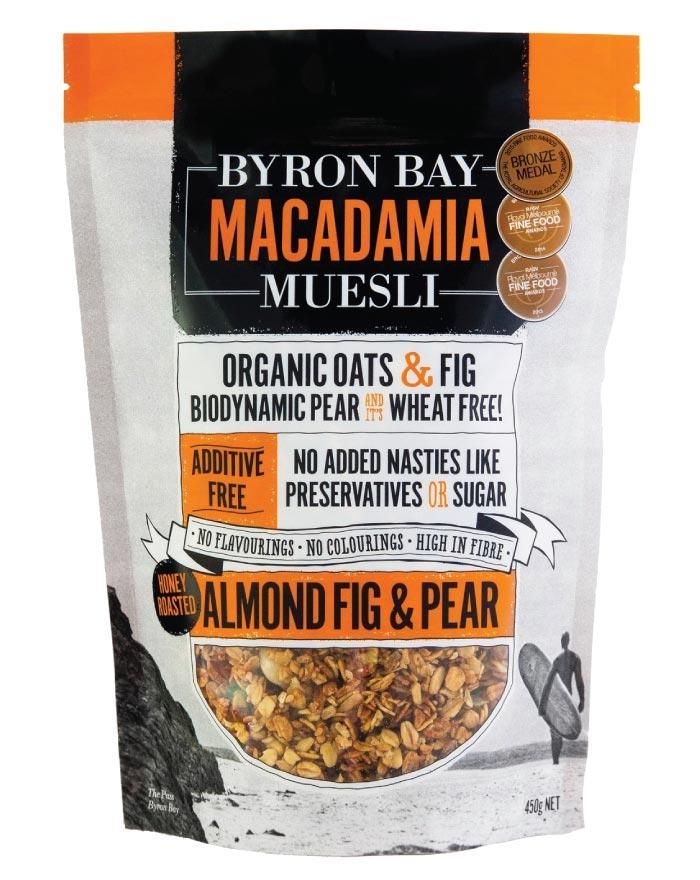 Byron Bay Muesli Almond Fig & Pear 450g