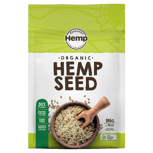 Essential Hulled Hemp Seeds 114g