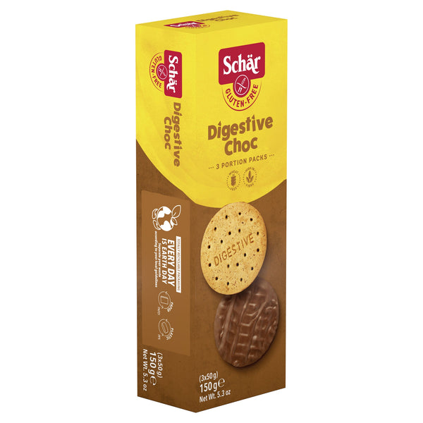 DR. SCHAR Digestive Choc Biscuits 150g