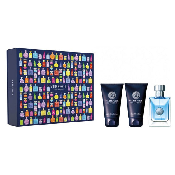 Versace Pour Homme EDT 50ml 3 Piece Gift Set