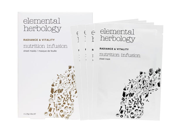 Elemental Herbology Nutrition Infusion Sheet Masks 4X25g