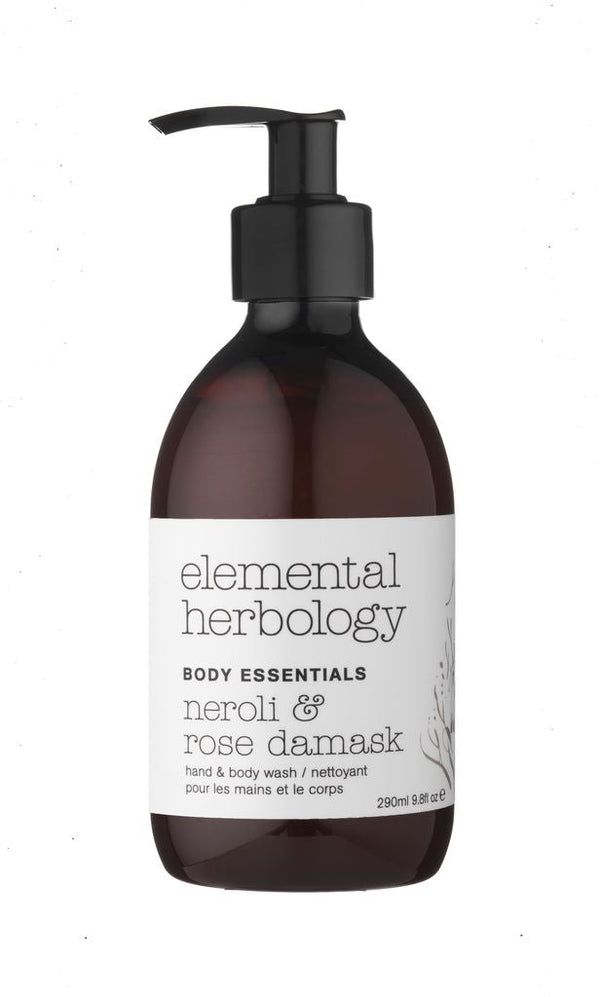 Elemental Herbology Neroli & Rose Damask Body Wash 290ml