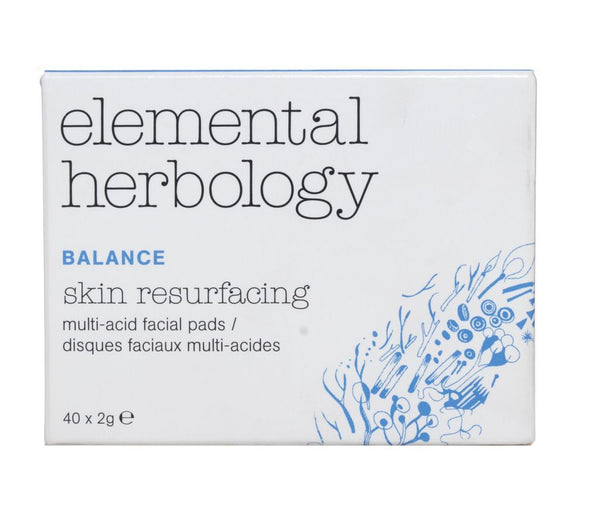 Elemental Herbology Skin Resurfacing Multi-Acid Facial Pads 40X2g