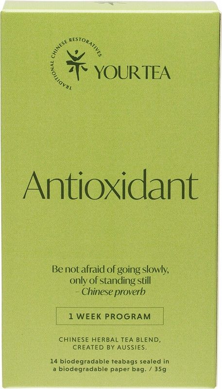 YOUR TEA Chinese Herbal Blend Tea Bags 1 Week Program Antioxidant 14