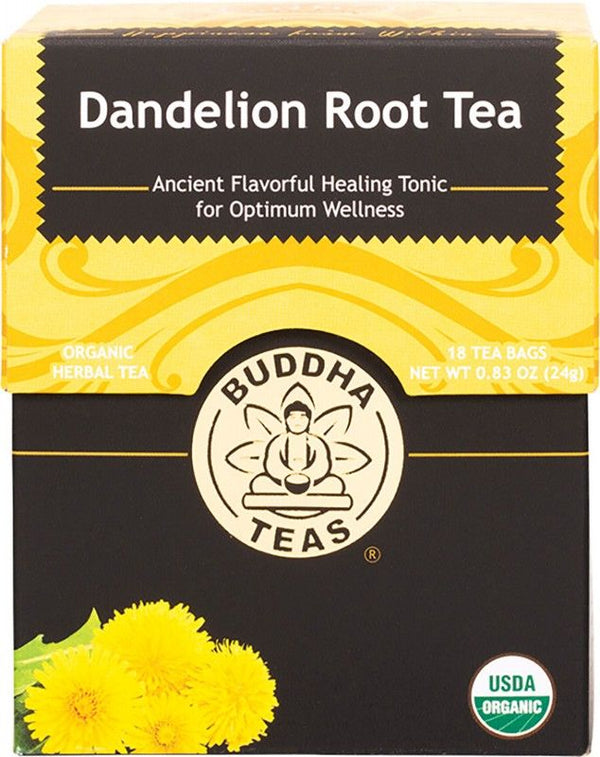 Buddha Teas Organic Herbal Tea Bags Dandelion Root Tea 18s