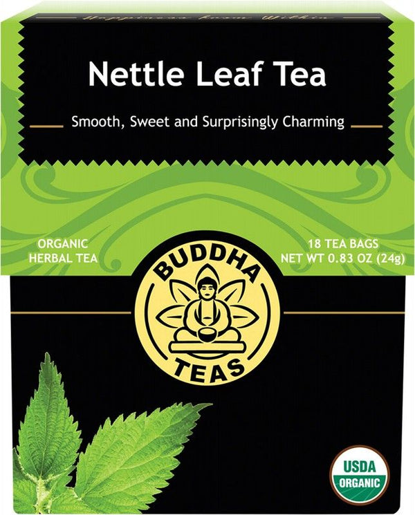 Buddha Teas Organic Herbal Tea Bags Nettle Leaf Tea 18s