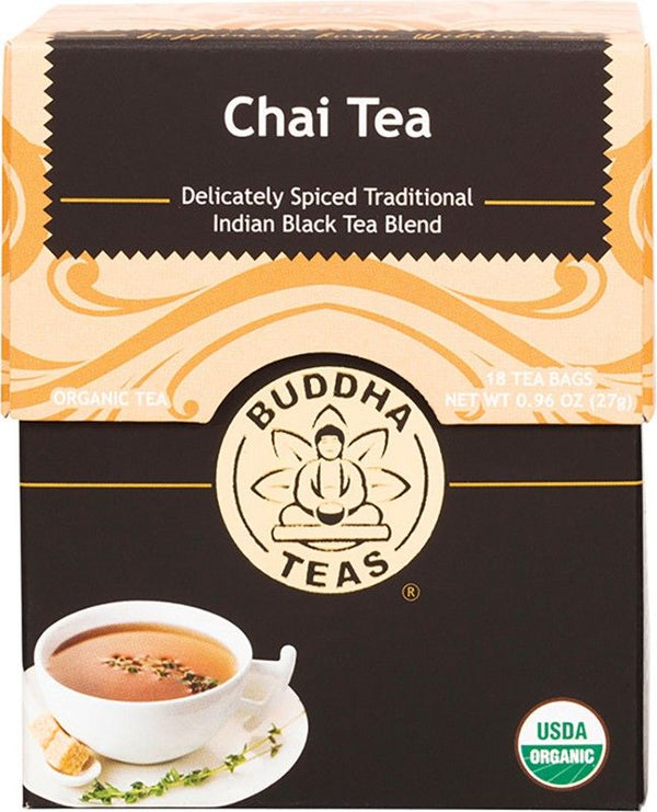 Buddha Teas Organic Tea Bags Chai Tea 18s