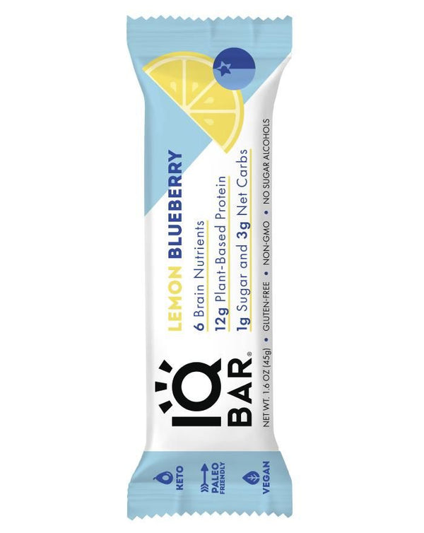 IQ Bar Lemon Blueberry 45g