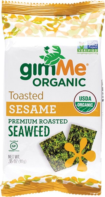 gimMe Roasted Seaweed Snacks Sesame 10g