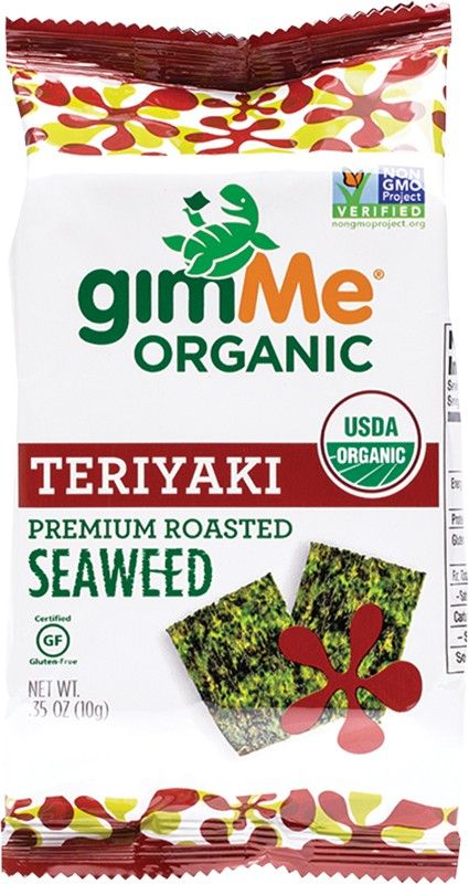 gimMe Roasted Seaweed Snacks Teriyaki 10g