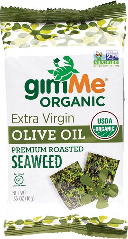 gimMe Roasted Seaweed Snacks Olive Oil 10g