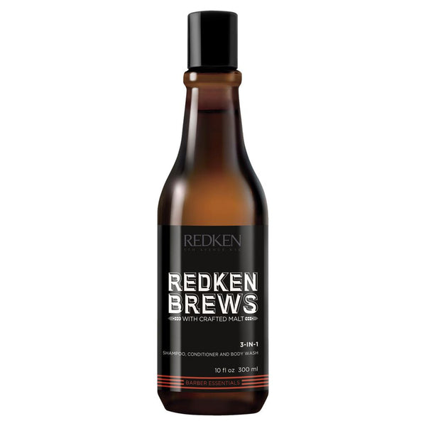 Redken Brews 3 in 1-Shampoo, Conditioner & Body Wash 300ml