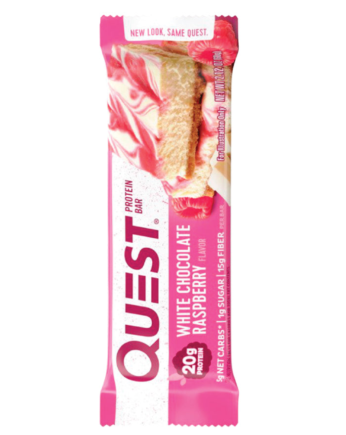 Quest Bars White Chocolate Raspberry 12x60g