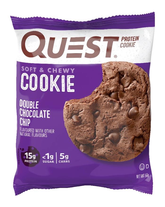 Quest Cookies Double Chocolate Chip 59gx12