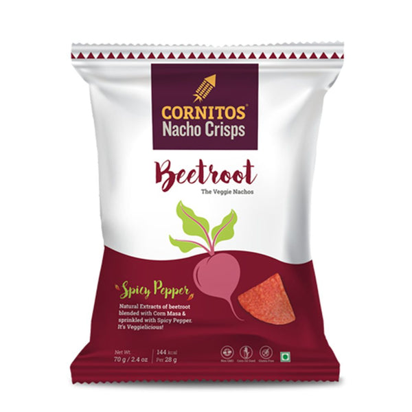 CORNITOS Nacho Crisps - Beetroot 70g