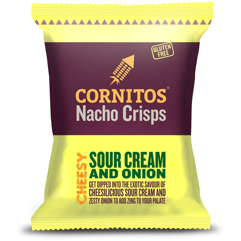 CORNITOS Nacho Crisps - Cheesy Sour Cream And Onion 150g