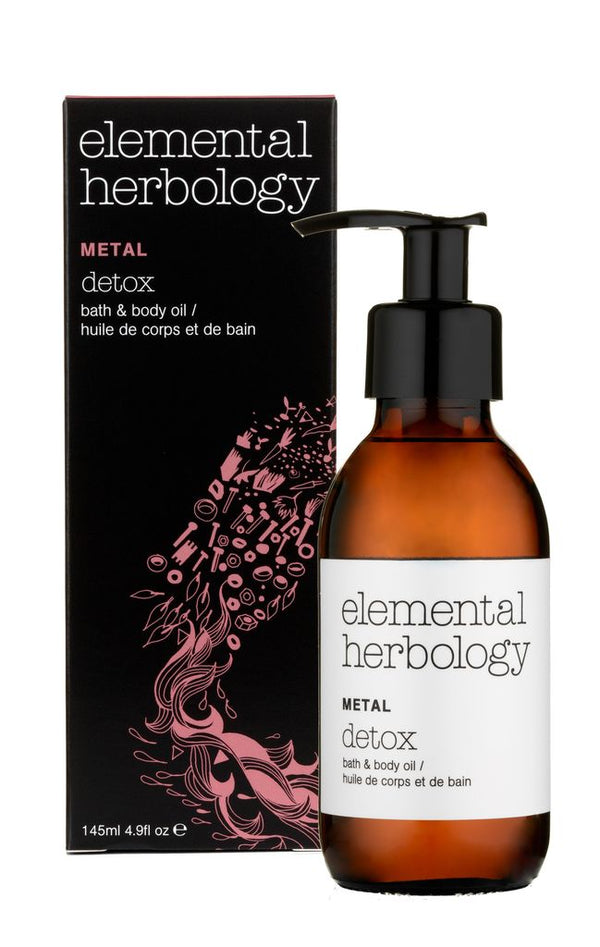 Elemental Herbology Metal Detox Bath And Body Oil 145ml