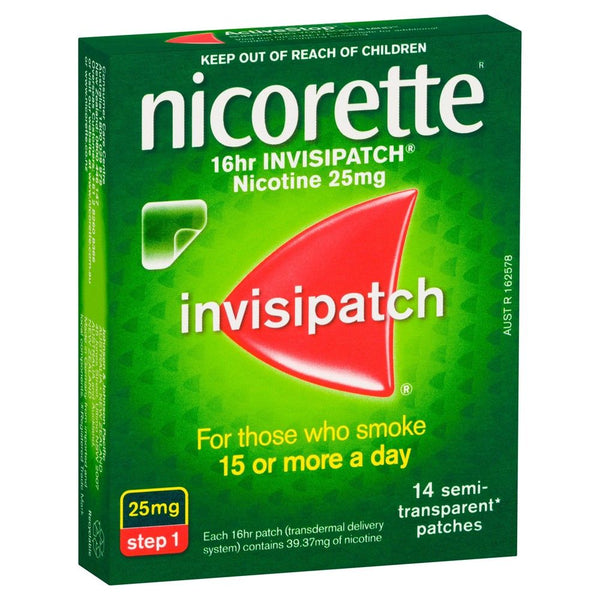 Nicorette Invisipatch 25mg 14