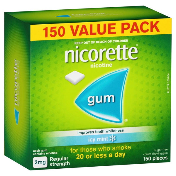 Nicorette Gum Icy Mint 2mg 150