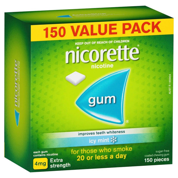 Nicorette Gum Icy Mint 4mg 150